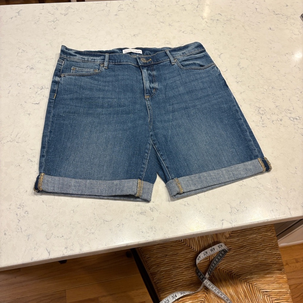 LOFT Classic Blue Jean Shorts